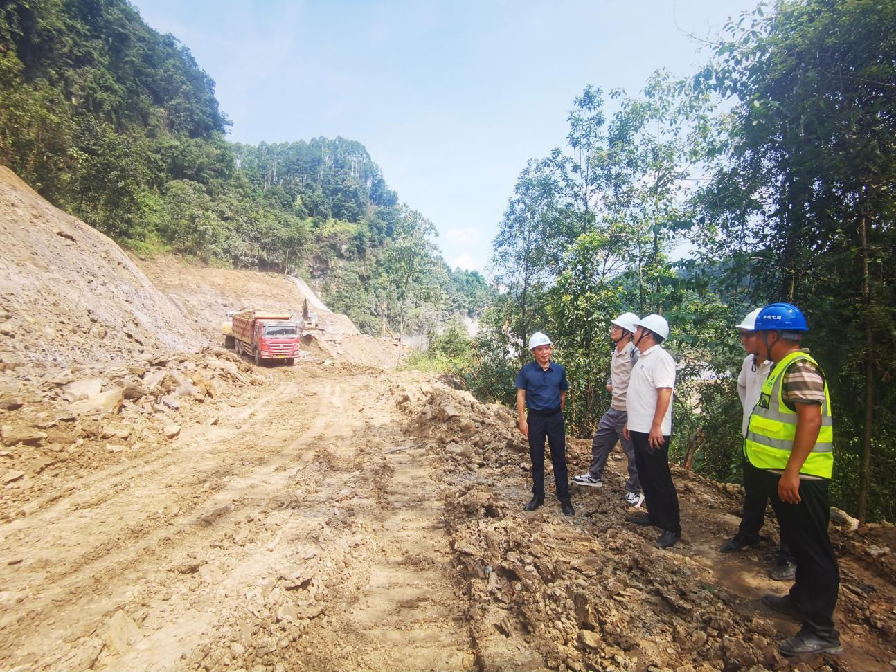 集团公司工程技术部联合安全质量部对关马沟水库建设项目现场开展施工进度、现场管理专项检查