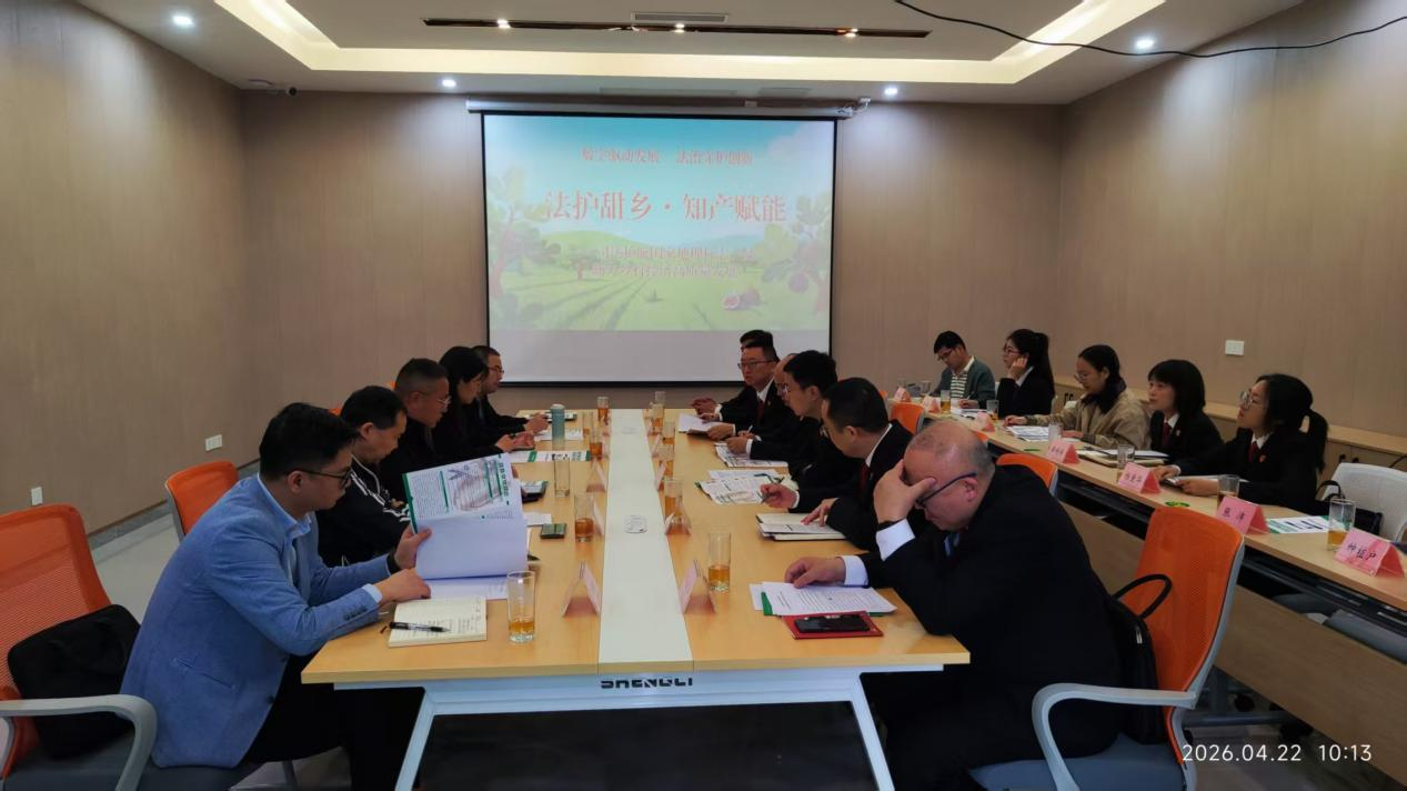 司法“把脉”无花果，内江中院深入田间护航特色产业发展